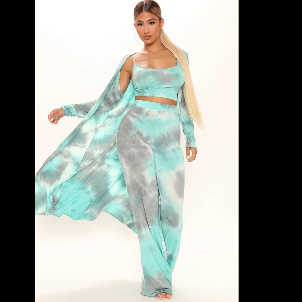 Fashion Nova Loungewear ~ 3-Piece Lounge Set ~ Size S